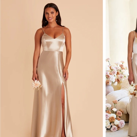 Birdy grey bridesmaid dress - color: neutral champagne - Picture 4 of 4